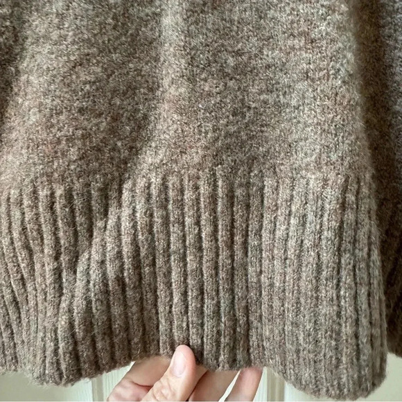 Madewell York Half-Zip Wool Alpaca Blend Pullover Sweater Women’s size small - Picture 6 of 12